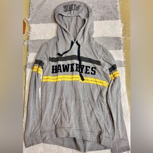 PINK Gray Hawkeyes Hoodie